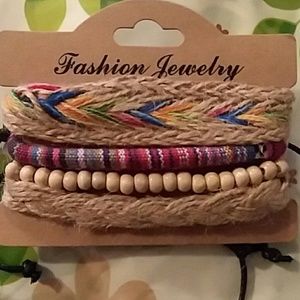 4pack bead/hemp bracelets